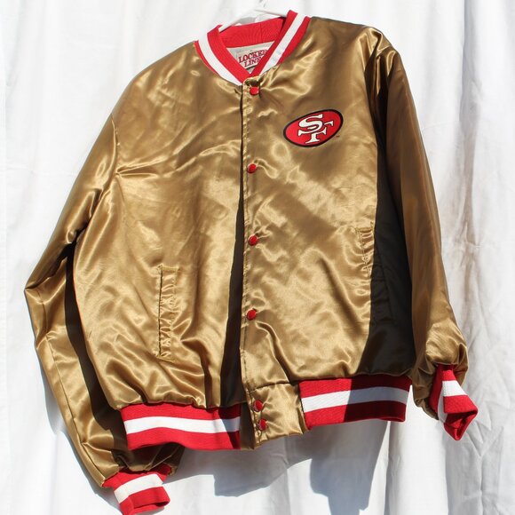 Vintage Chalk Line San Francisco 49er Bomber Jacket Elastic in Prefect Condition - Picture 2 of 10